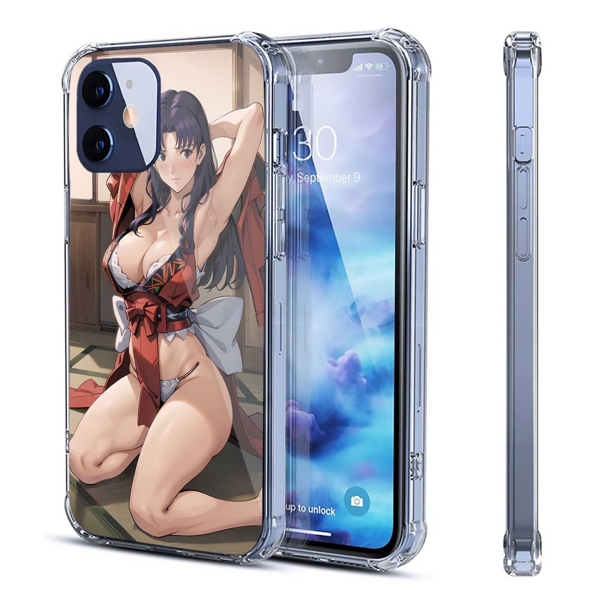 （画像用） EVA 新世紀エヴァンゲリオン 【iPhone 12シリーズ対応】透明スマホケース（クリアソフトケース）